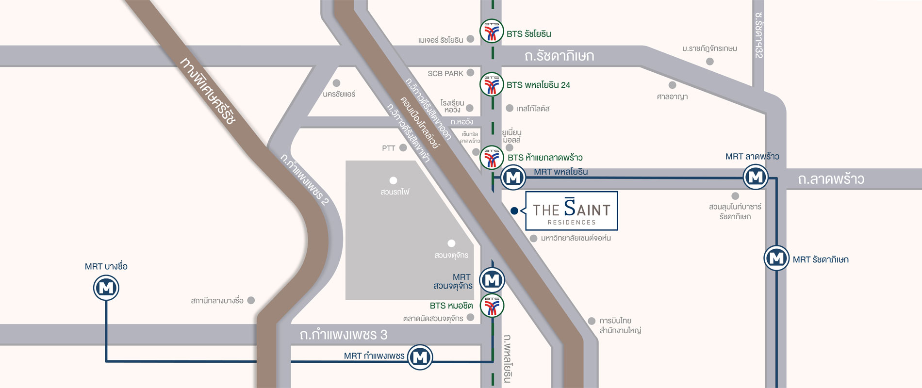 map thesaint residences
